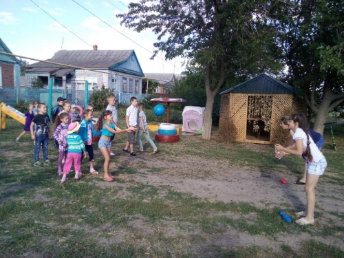 Открытие летней дворовой площадки в с. Кулешовка