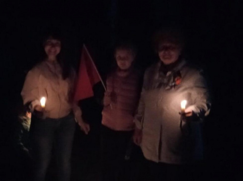 ТОС №1 села Новопавловка принял участие во Всероссийской акции Свеча памяти