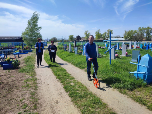 Благоустройство кладбища с. Кулешовка