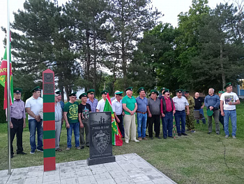 Торжественное мероприятие посвященное 105 годовщине пограничных войск в селе Кулешовка.