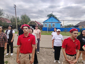 Председатель ТОС №2 принял участие в зарядке с ветераном!
