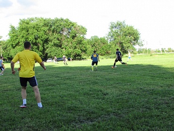 Турнирная игра между командами «Родина» и «Ленина» 11 июня  
