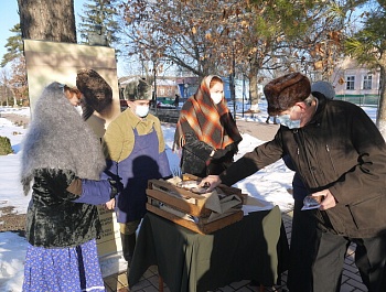 Акция памяти «Блокадный хлеб» в селе Кулешовка